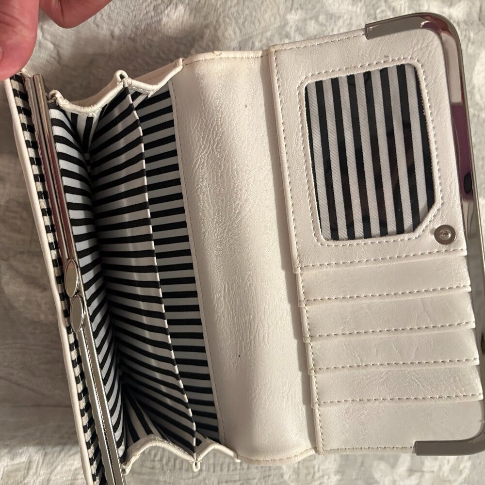 NEW Charming Charlie Wallet Beige